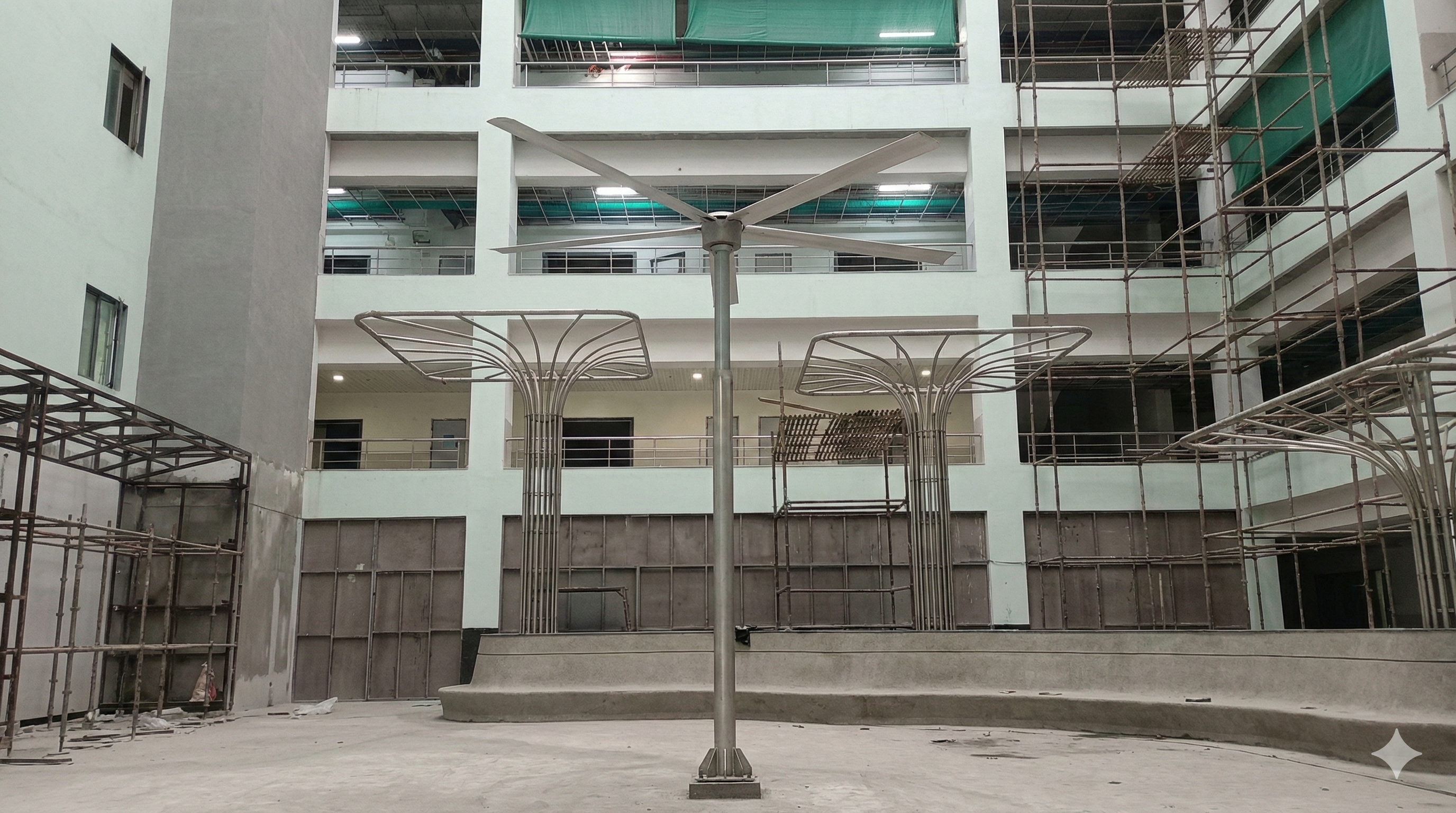  High-Volume Industrial Pole Fan